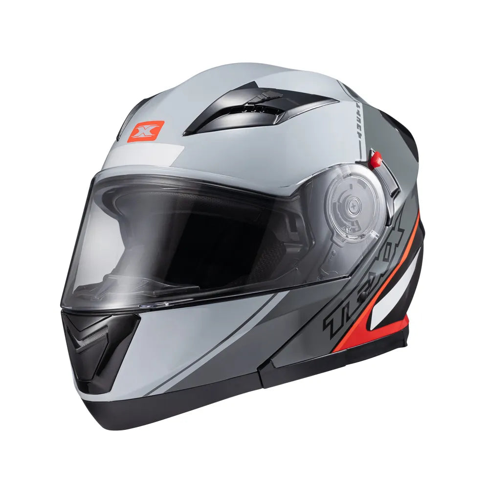Capacete Escamoteavel Texx Gladiator V3 Makan C/ Óculos Fumê
