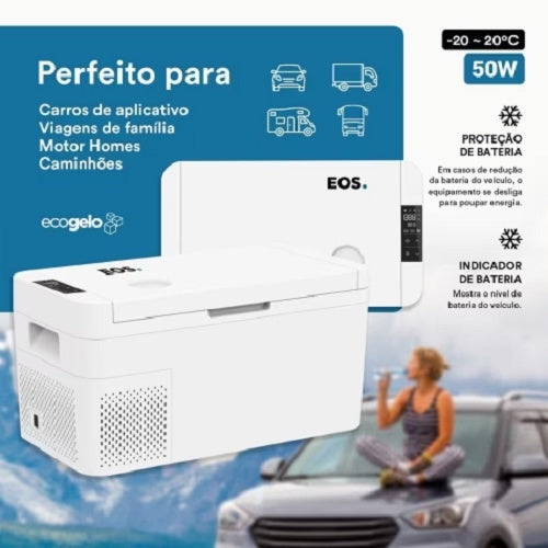 Geladeira Portátil Quadrivolt Caminhão Carro Motor Home 18Lt