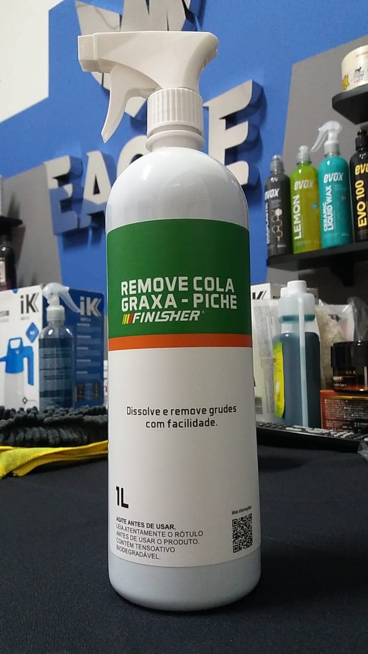 Removedor Finisher 1l Remove Piche Cola Graxa Soluvel Agua