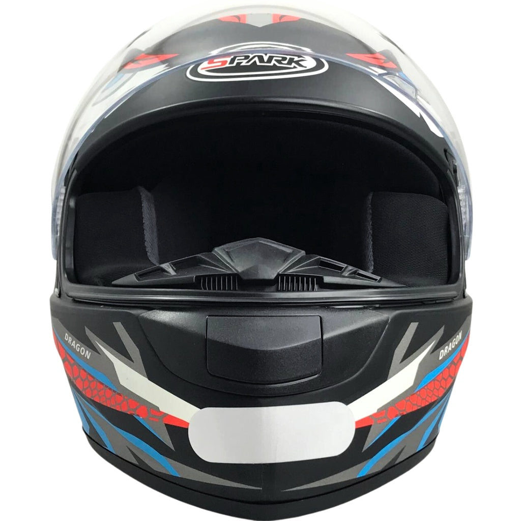 Capacete Moto Ebf New Spark Dragon Esportivo Com Narigueira