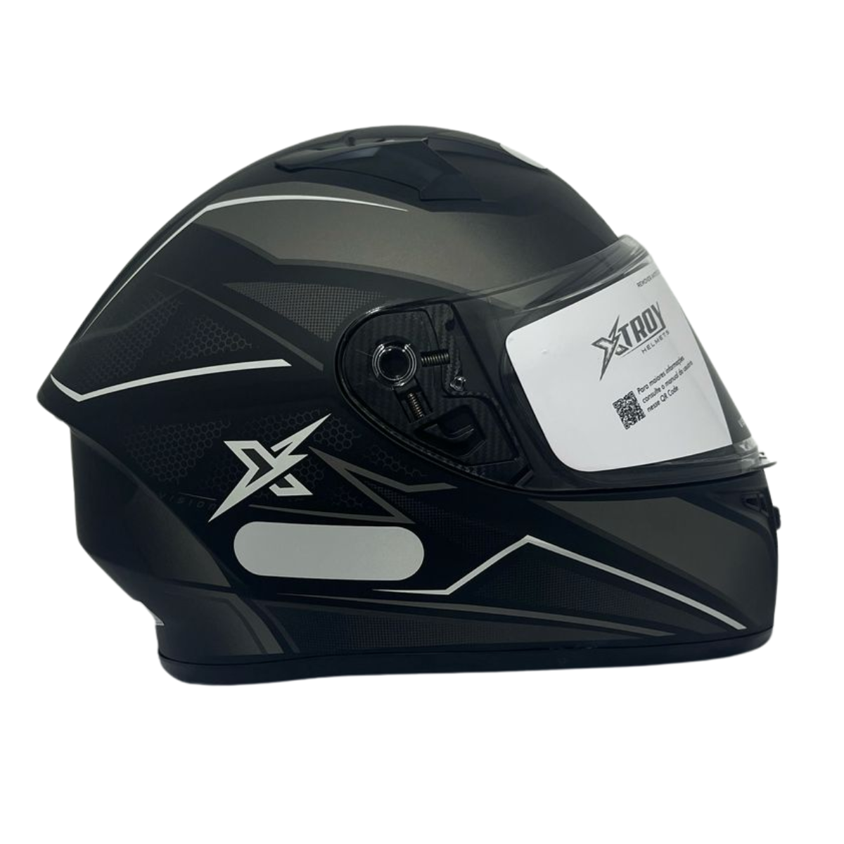 Capacete Moto Xtroy Fechado FF526 Esportivo Vision