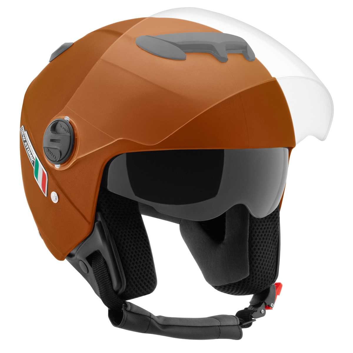 Capacete Aberto Pro Tork New Atomic Elite Viseira Solar Fumê