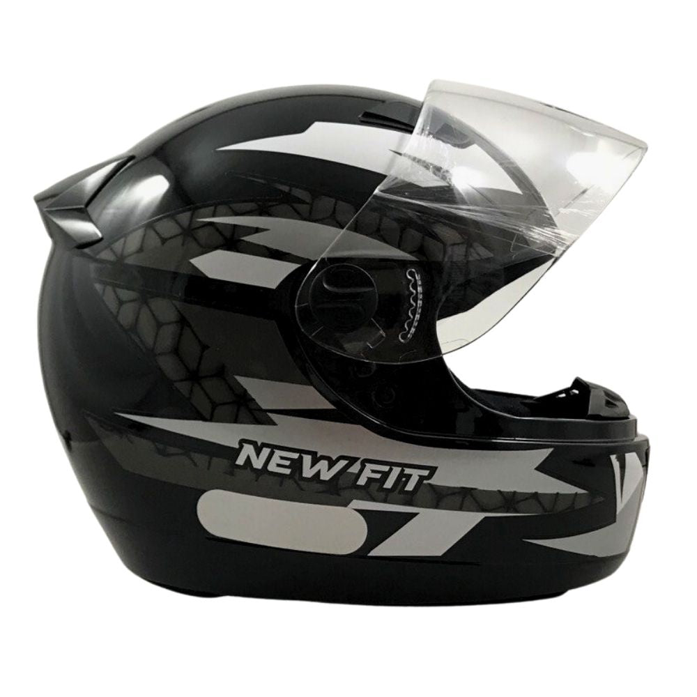 Capacete Moto Ebf New Fit Control Fechado Com Narigueira