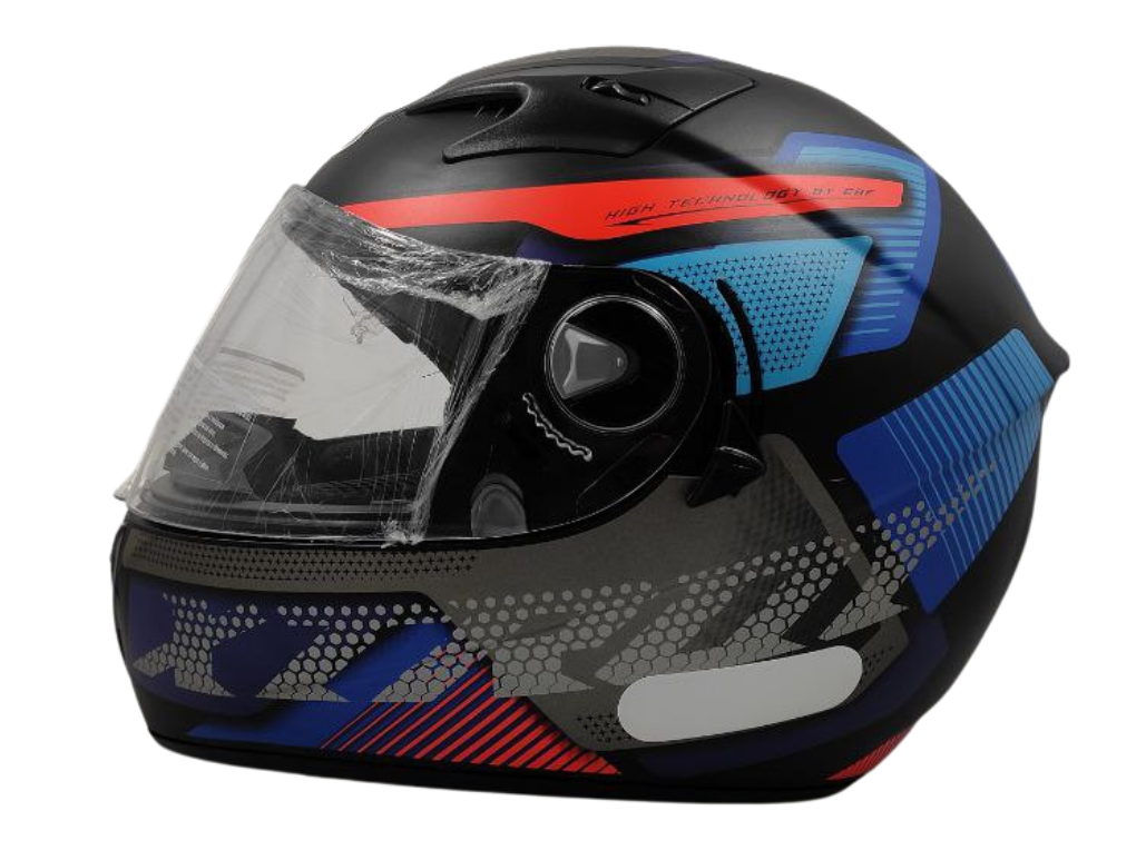 Capacete Moto Ebf Xtroy Com Óculos Interno Fumê + Narigueira