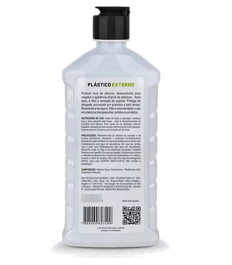 Restaurador Plástico Externo Automotivo Finisher 500ml