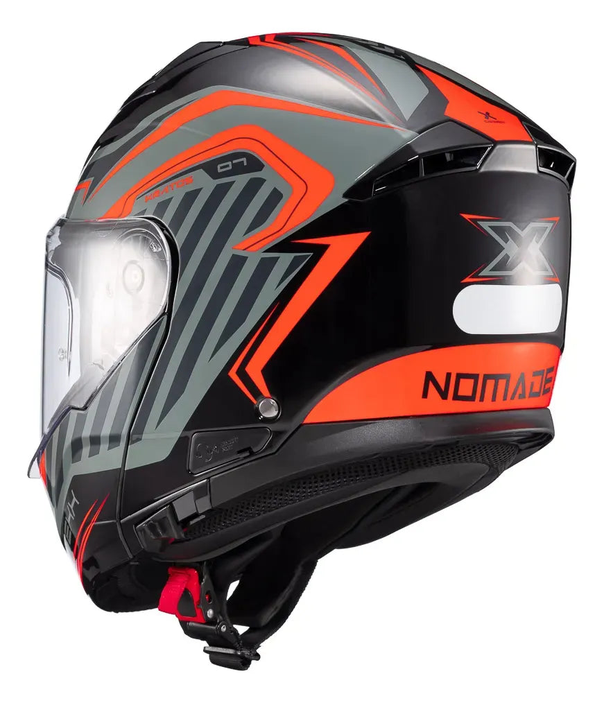 Capacete Escamoteavel Texx Gladiator V3 Kratos C/ Óculos Fumê