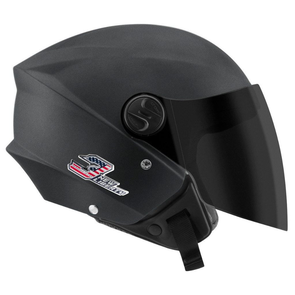 Capacete Aberto Pro Tork New Three Elite Com Viseira Fumê