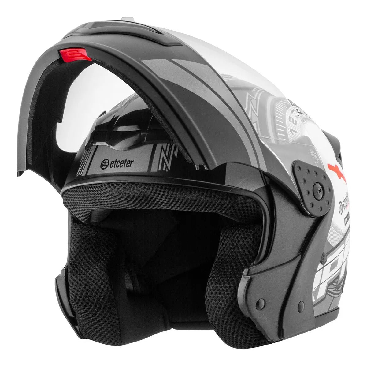 Capacete Etceter Rpm Gladiator Robocop Articulado Brilhante