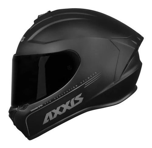 Capacete Axxis Draken Monocolor Preto Fosco Lançamento + Nf