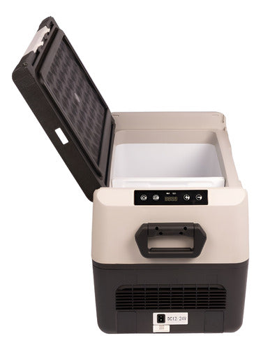 Geladeira Portatil 35l Resfri Ar Quadrivolt 12/24v 127/220v