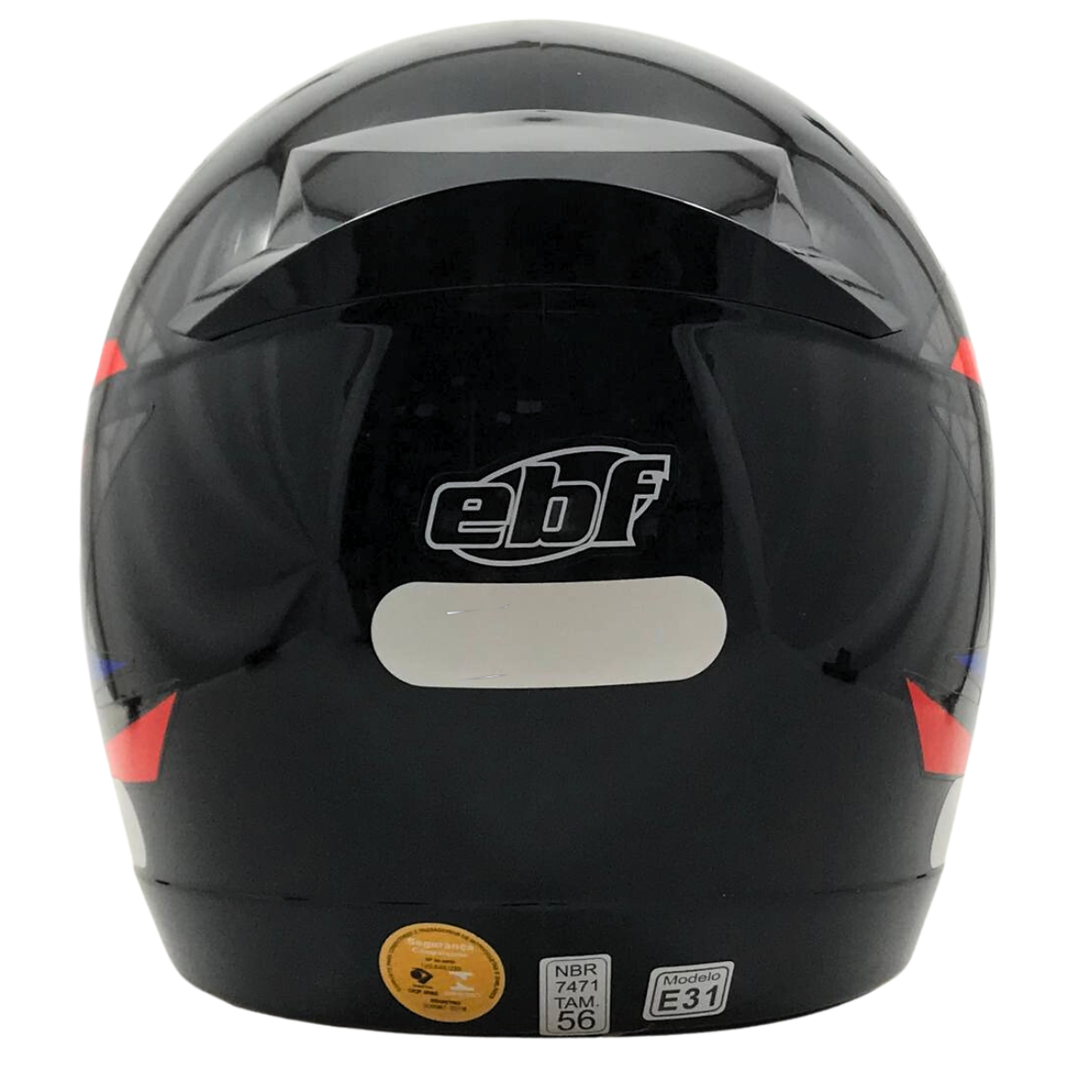 Capacete Moto Ebf New Fit Control Fechado Com Narigueira