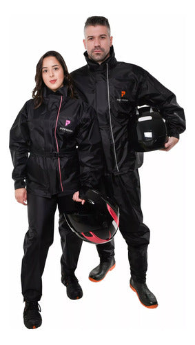 Capa de Chuva Nylon impermeável Motoqueiro Pioneira Motoboy