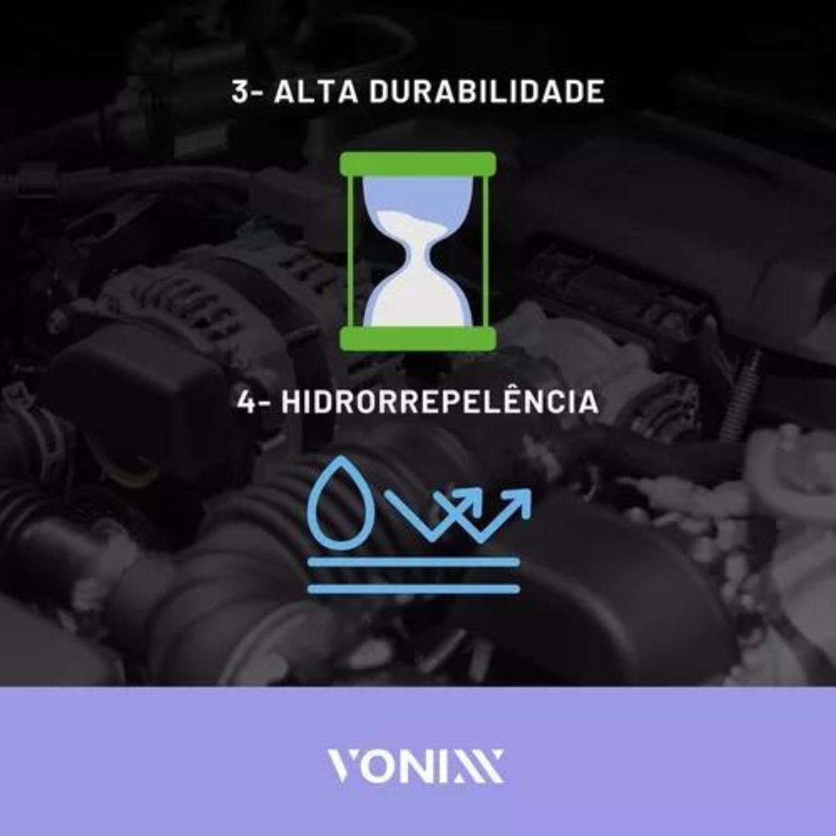 Verniz De Motor Verom Vonixx Brilho Proteção Base Água 1,5l