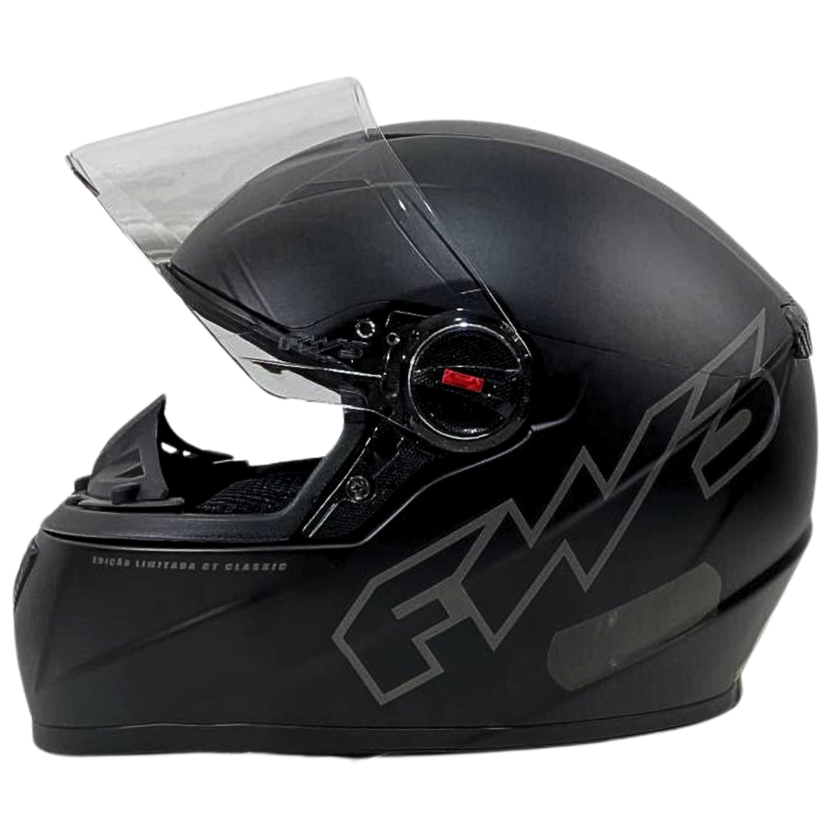 Capacete Moto Fw3 Gt2 Gt5 Viseira Cristal Com Narigueira