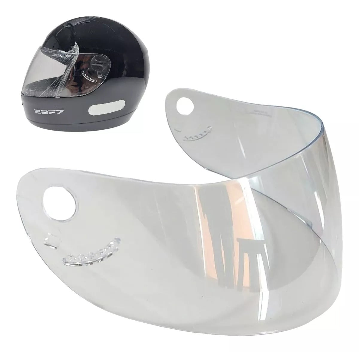 Viseira Capacete Ebf 7 New Orion Gt Carbon Original + Nf