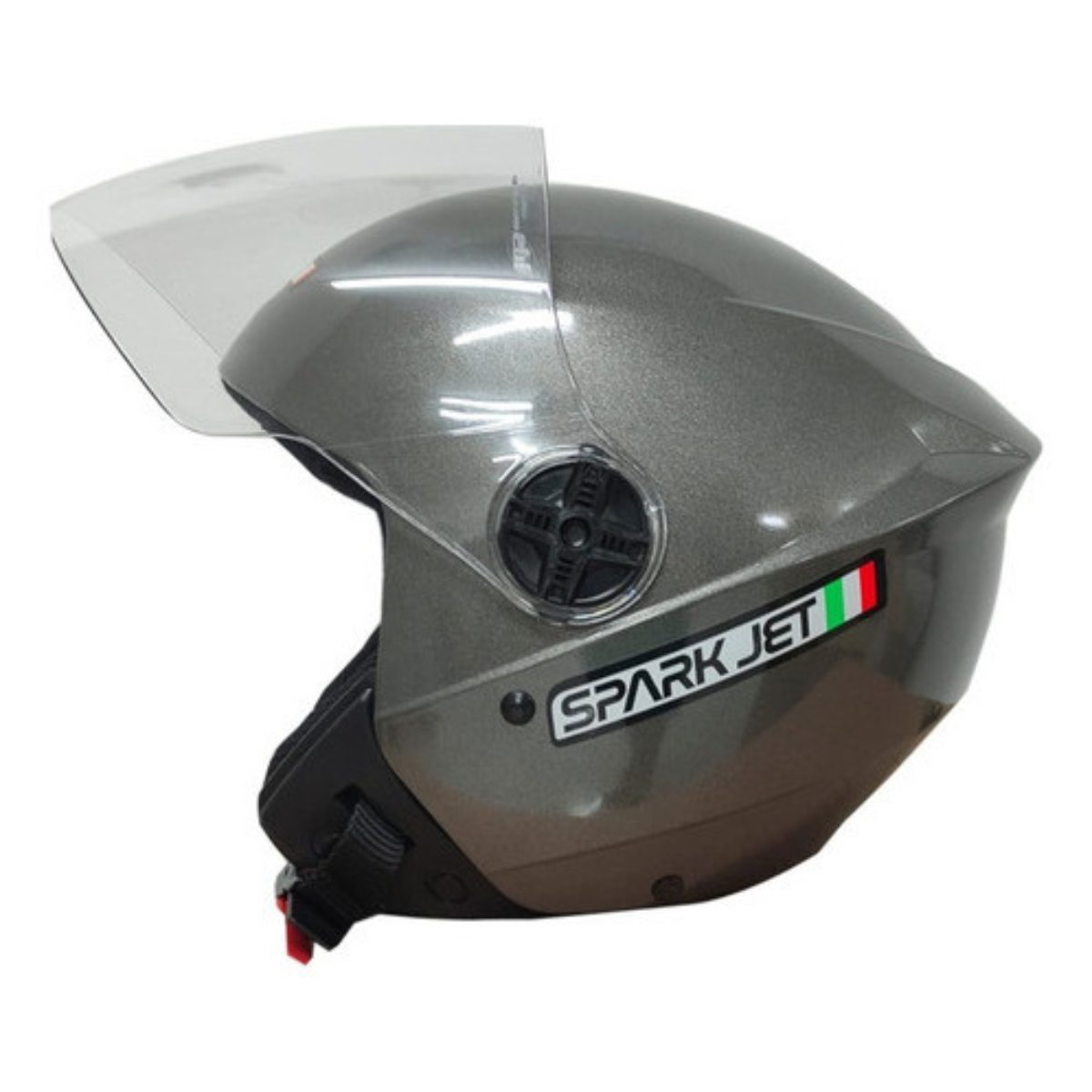 KIT Capacete Moto Ebf Spark Jet Aberto + Viseira Camaleão