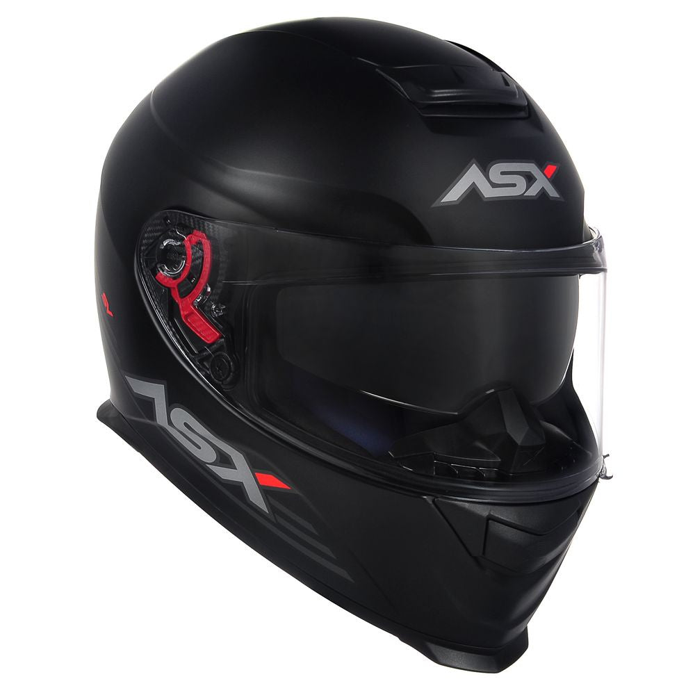 Capacete ASX Eagle Sv Solid Com Viseira Solar Óculos Fumê