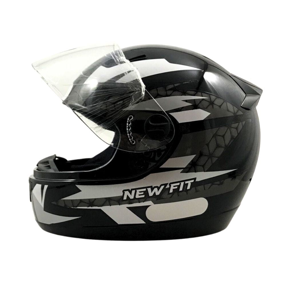 Capacete Moto Ebf New Fit Control Fechado Com Narigueira