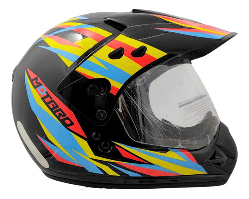 Capacete Ebf Motard New Street Moto Cross Fechado