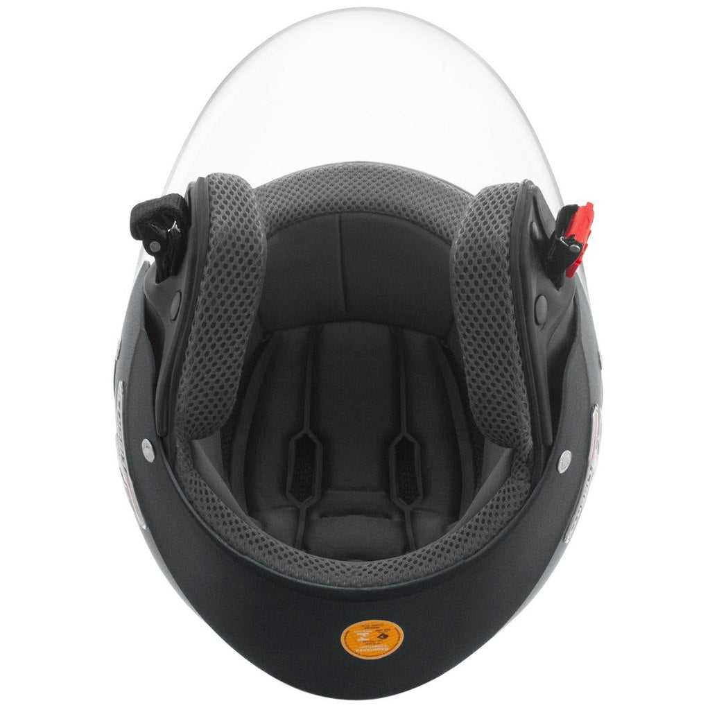 Capacete Aberto Pro Tork New Three Elite Com Viseira Fumê