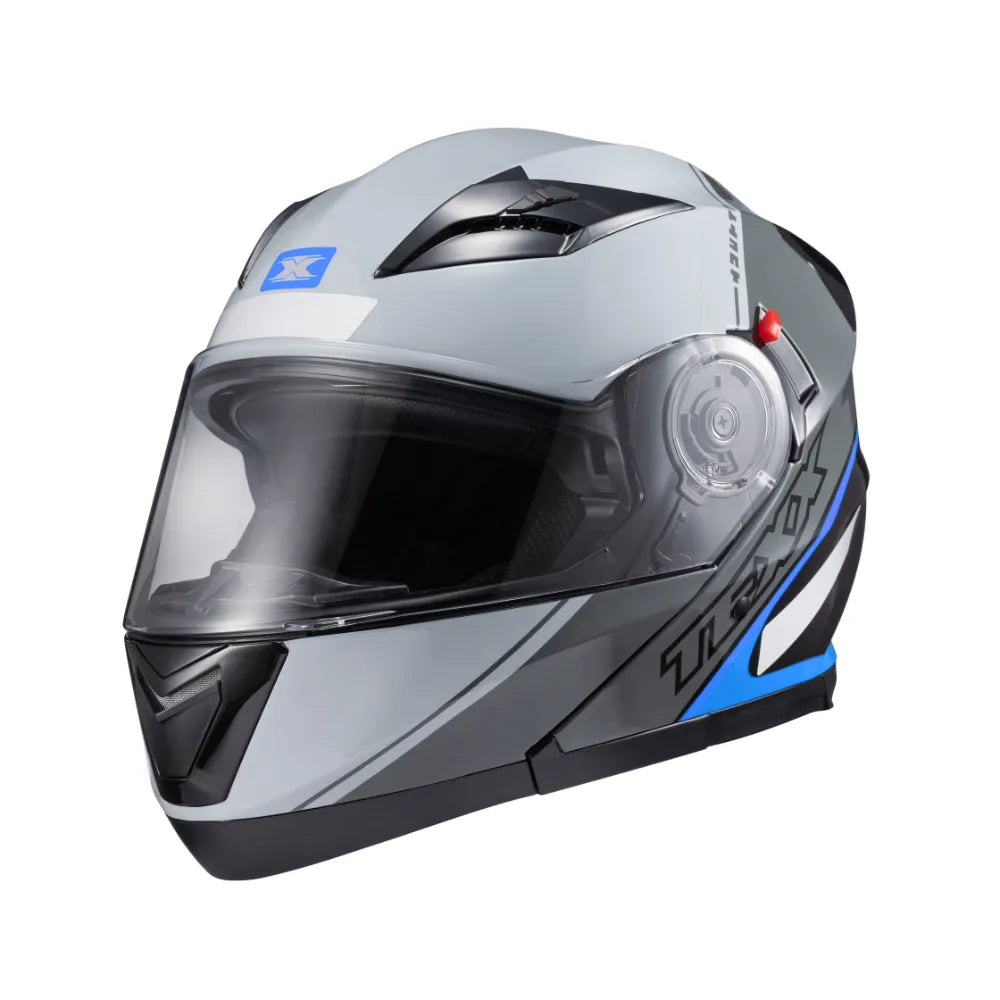 Capacete Escamoteavel Texx Gladiator V3 Makan C/ Óculos Fumê