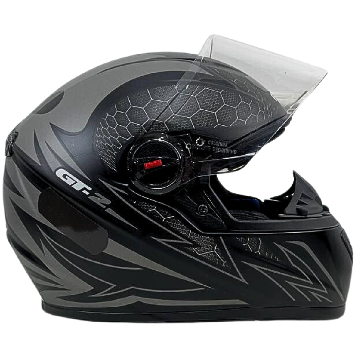 Capacete Moto Fw3 Gt2 Gt5 Viseira Cristal Com Narigueira