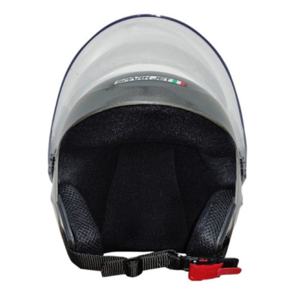 KIT Capacete Moto Ebf Spark Jet Aberto + Viseira Azul