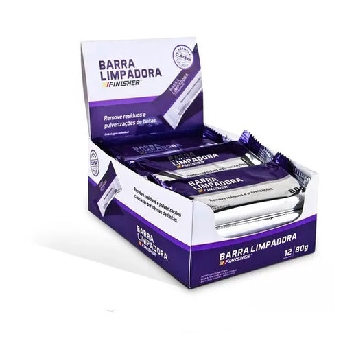 Massa Clay Bar Barra Limpadora Pasta Abrasiva 80g Finisher