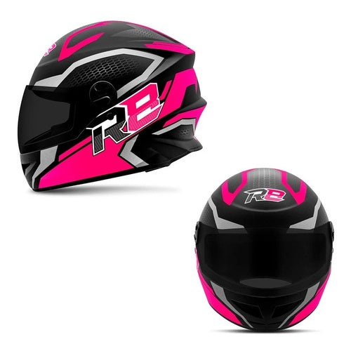 Capacete Moto Fechado Fosco Protork R8 Air Com Viseira Fumê
