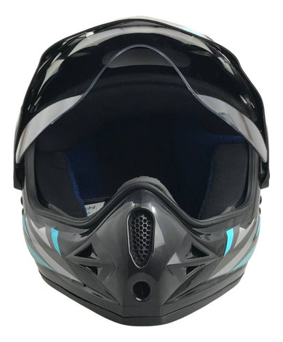 Capacete Ebf Motard New Street Moto Cross Fechado