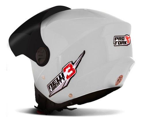 Capacete Aberto Pro Tork New Liberty 3 Three Viseira Fumê