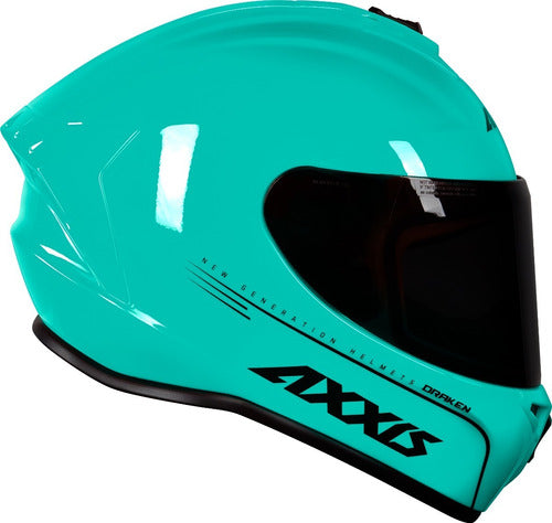 Capacete Axxis Draken Monocolor Preto Fosco Lançamento + Nf