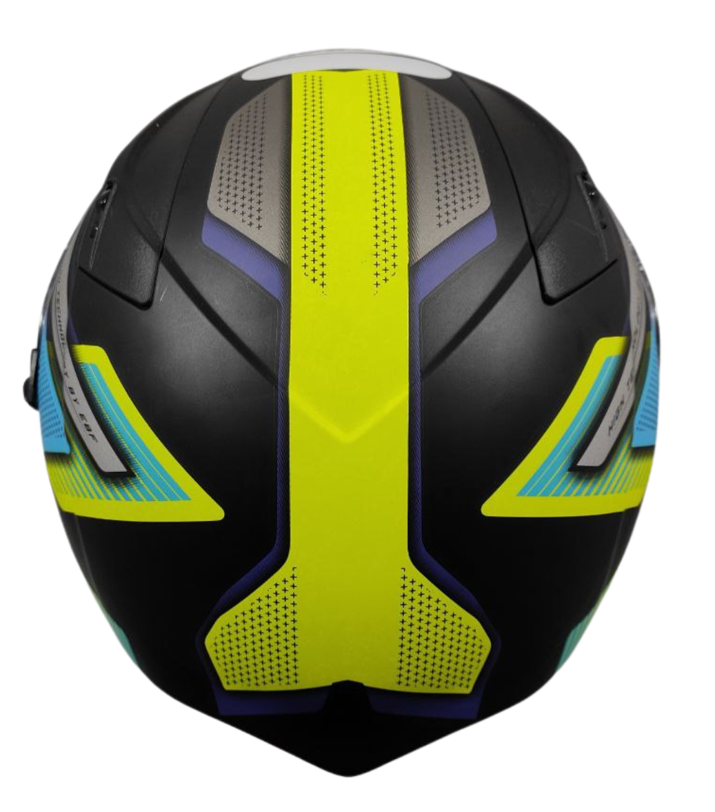 Capacete Moto Ebf Xtroy Com Óculos Interno Fumê + Narigueira