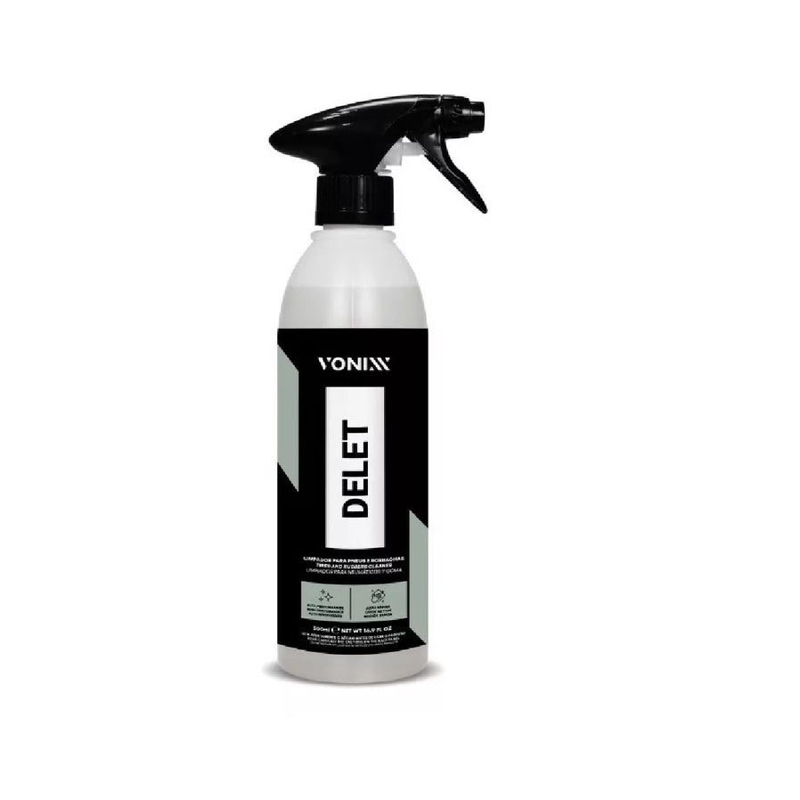 Limpador Pneu Borracha Delet 500ml Vonixx Aspecto Novo Auto
