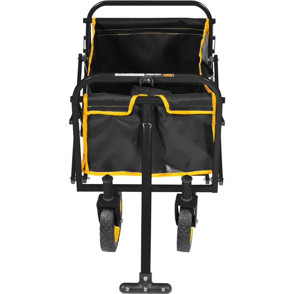 Carrinho Para Carga Dobrável Com Bolso Lona Feira 60kg Vonder