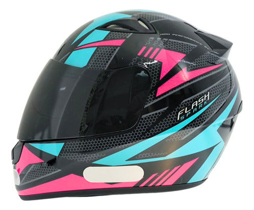 Viseira Fumê Capacete Fechado Ebf New Spark / E0x Polivisor