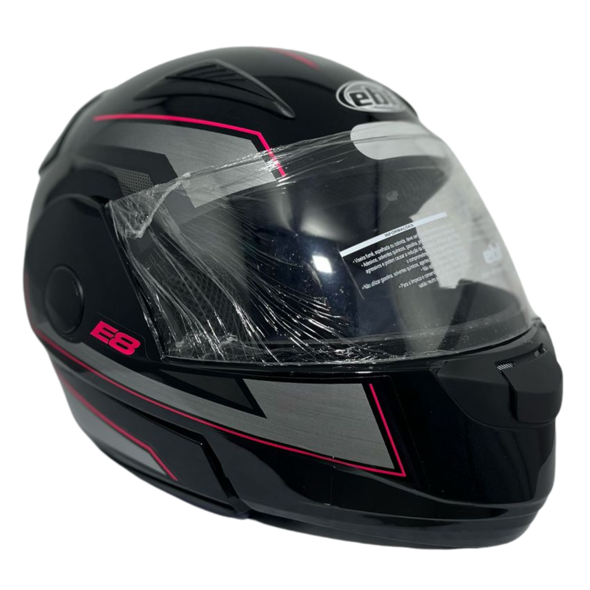 Capacete EBF Moto Articulado E8 Velocity Escamoteavel
