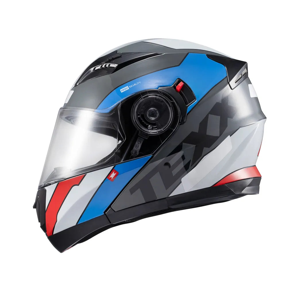 Capacete Escamoteavel Texx Gladiator V3 Preto C/ Óculos Fumê