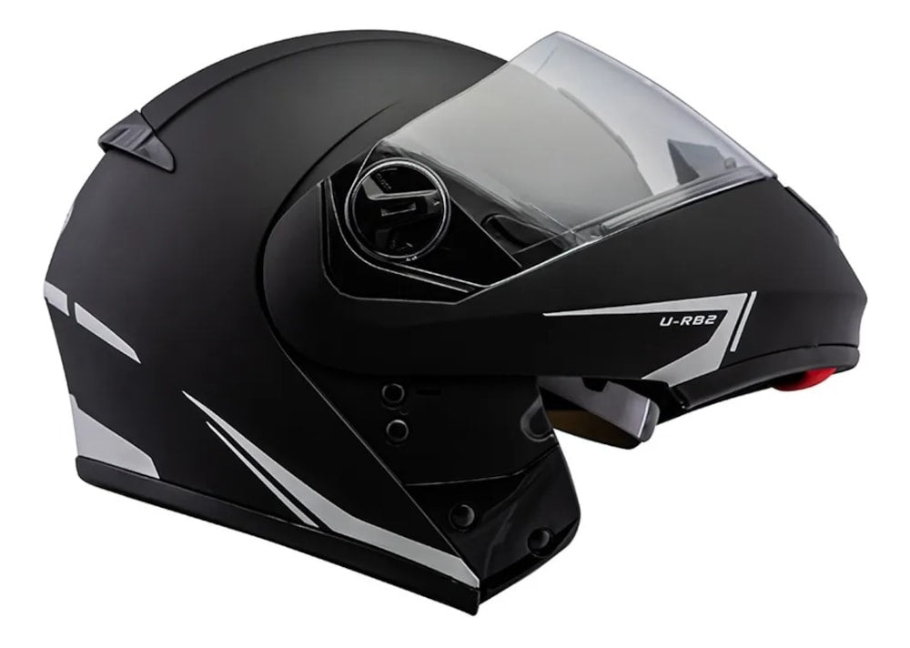 Capacete Moto Articulado Peels Urban Robocop C/ Óculos