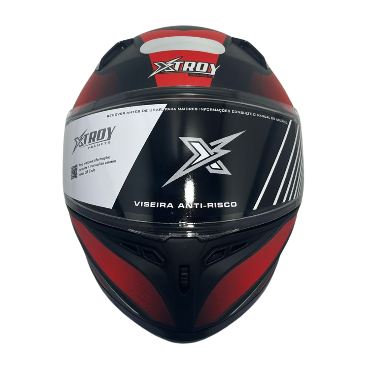 Capacete Moto Xtroy Fechado FF526 Esportivo Vision