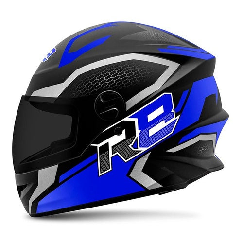Capacete Moto Fechado Fosco Protork R8 Air Com Viseira Fumê
