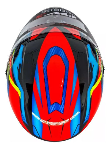 Capacete Fw3 X Open 43 Com Óculos Interno Aberto Top