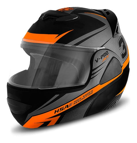 Capacete Articulado Pro Tork V-pro Jet 3 + Narigueira Brinde