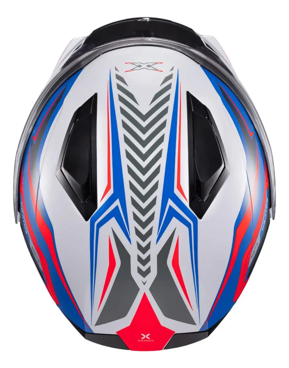 Capacete Escamoteavel Texx Gladiator V3 Kratos C/ Óculos Fumê