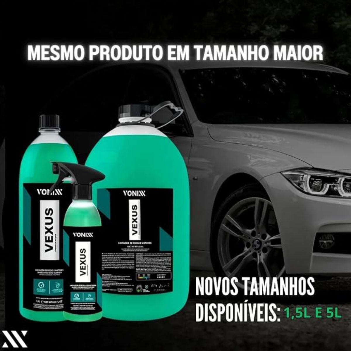 Vexus 1,5l Limpador Rodas Motor Uso Geral Carro Moto Vonixx
