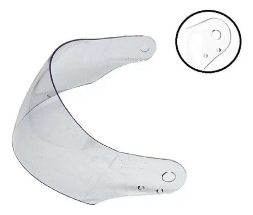 Viseira Capacete Mixs Mx2 Gladiator Cristal