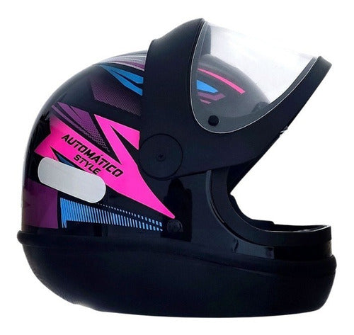Capacete Ebf Automático Fechado Moto Bolt