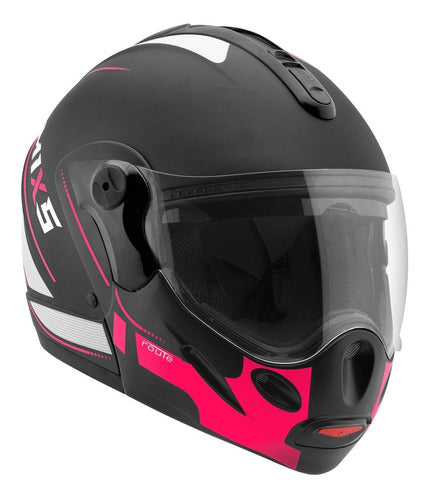 Capacete Escamoteável Mixs Captiva Street Rider Com Óculos