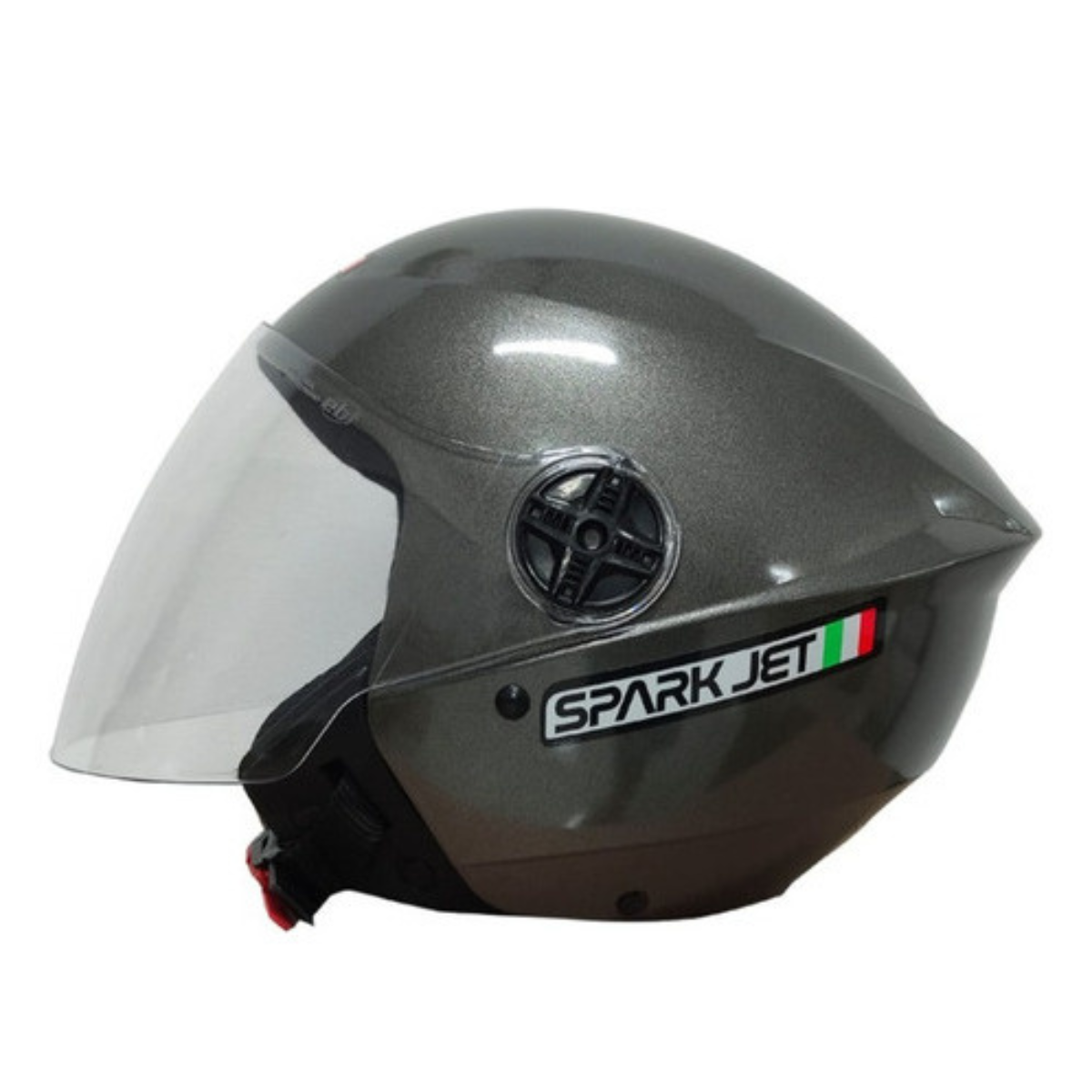 KIT Capacete Moto Ebf Spark Jet Aberto + Viseira Camaleão