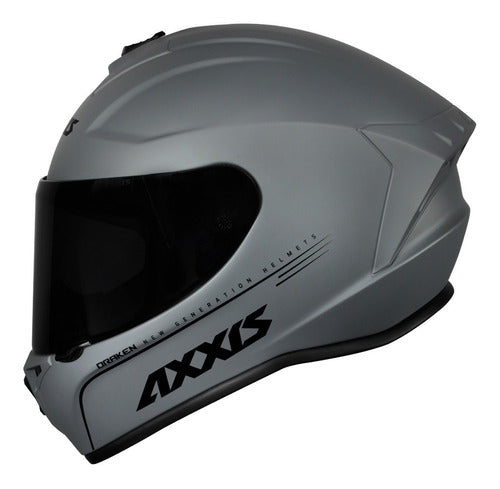 Capacete Axxis Draken Monocolor Preto Fosco Lançamento + Nf